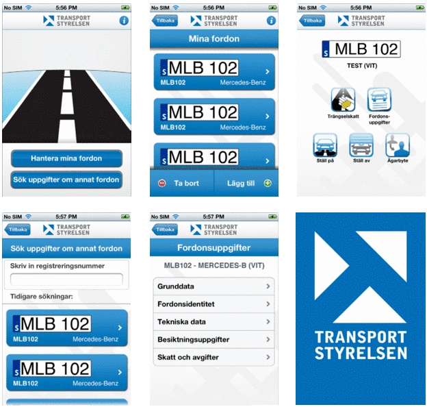 Du hittar information om alla tänkbara fordon i bilregistret